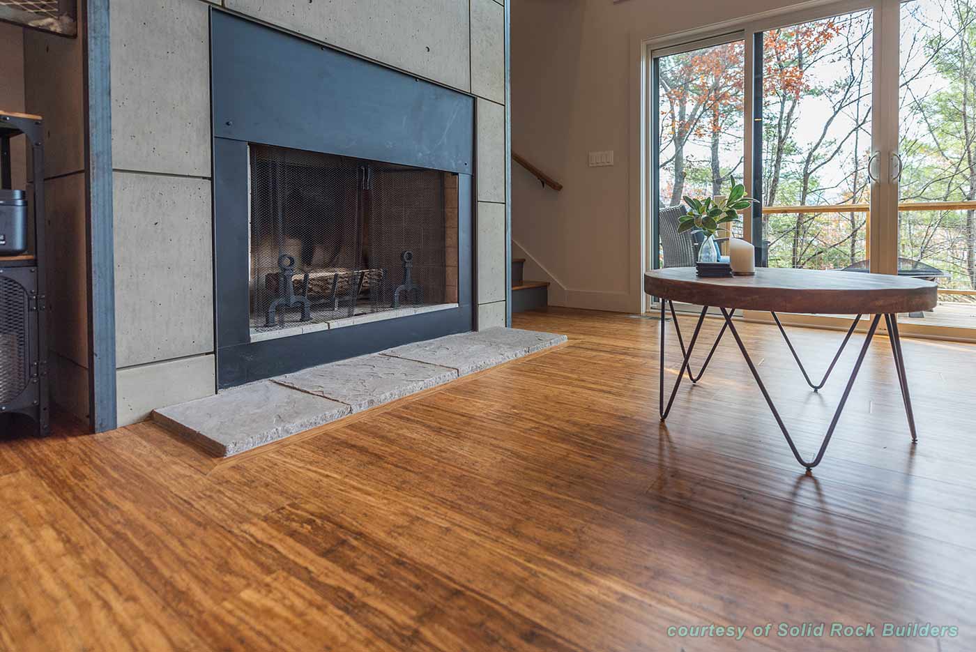 Carbonized Antiqued Click Bamboo Flooring