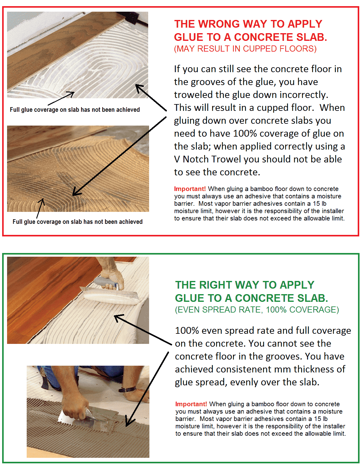 Installing A Bamboo Floor Using The Glue Down Method