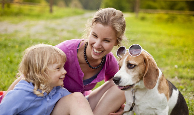 family-with-dog