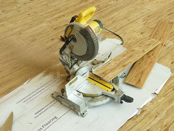 Use Miter Saw To Cut Each Plank To Poper Lengths