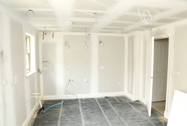 Picture of an unfinished room