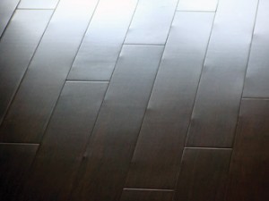 Dimpling in wood flooring