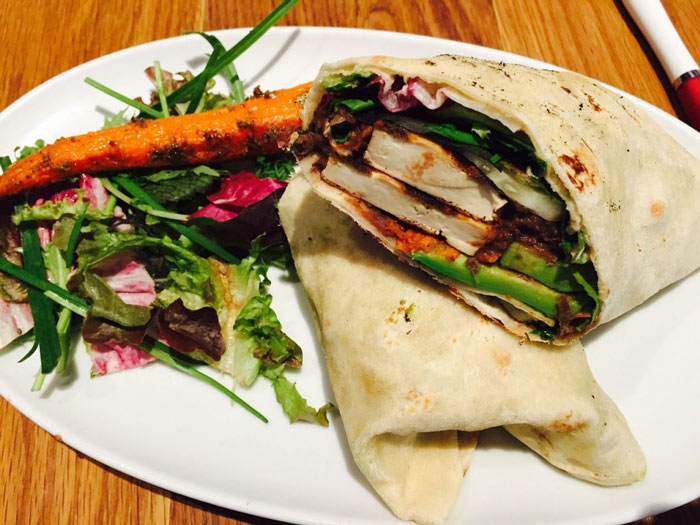 A vegan wrap is more sustainable than a ribeye steak