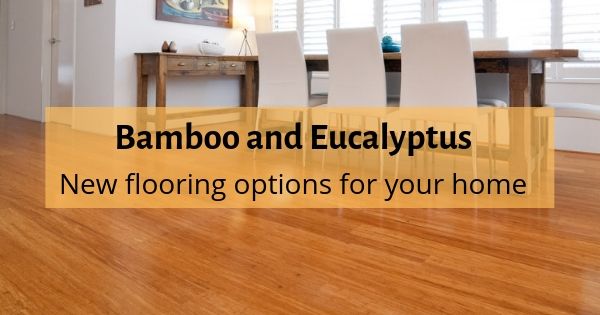 Bamboo and Eucalyptus flooring options