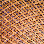 Bamboo waffle roof