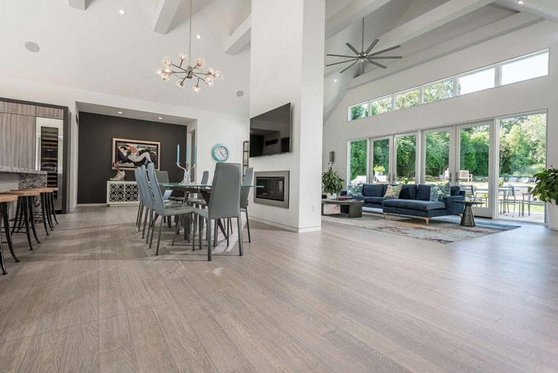 bamboo flooring in home