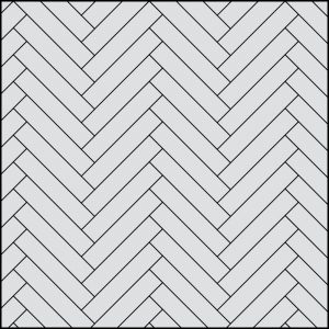Herringbone Plank Pattern Installation Hardwood Floor