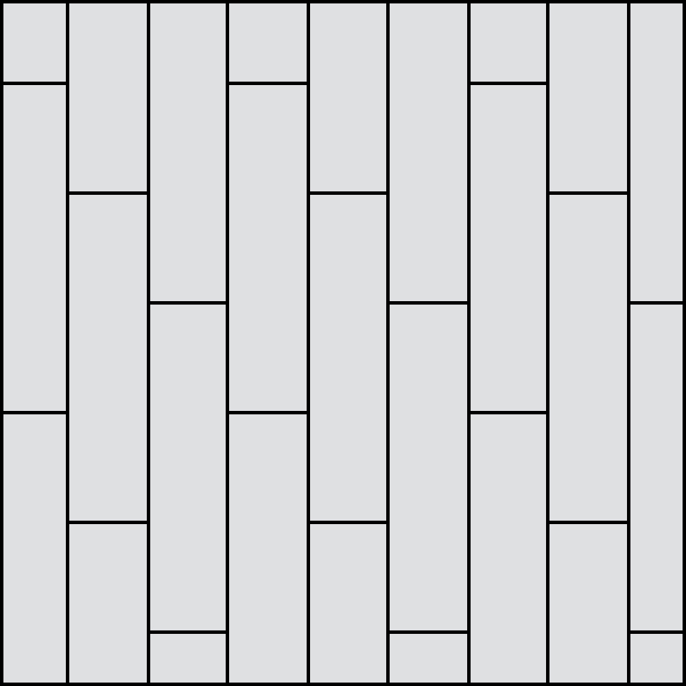 Stair Step Plank Pattern