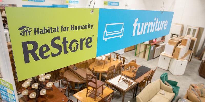 habitat for humanity restore upcycled furniture