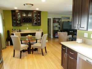 natural strand bamboo flooring kitchen interior design