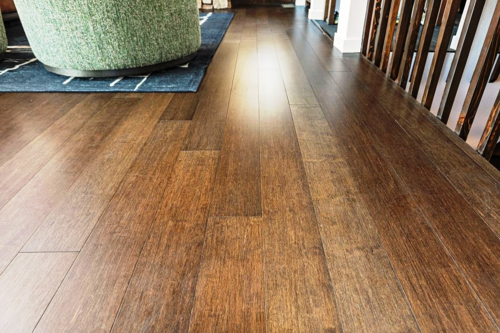 Chesapeake Strand Woven Bamboo Flooring Close Up Shot