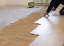 glue down bamboo floor