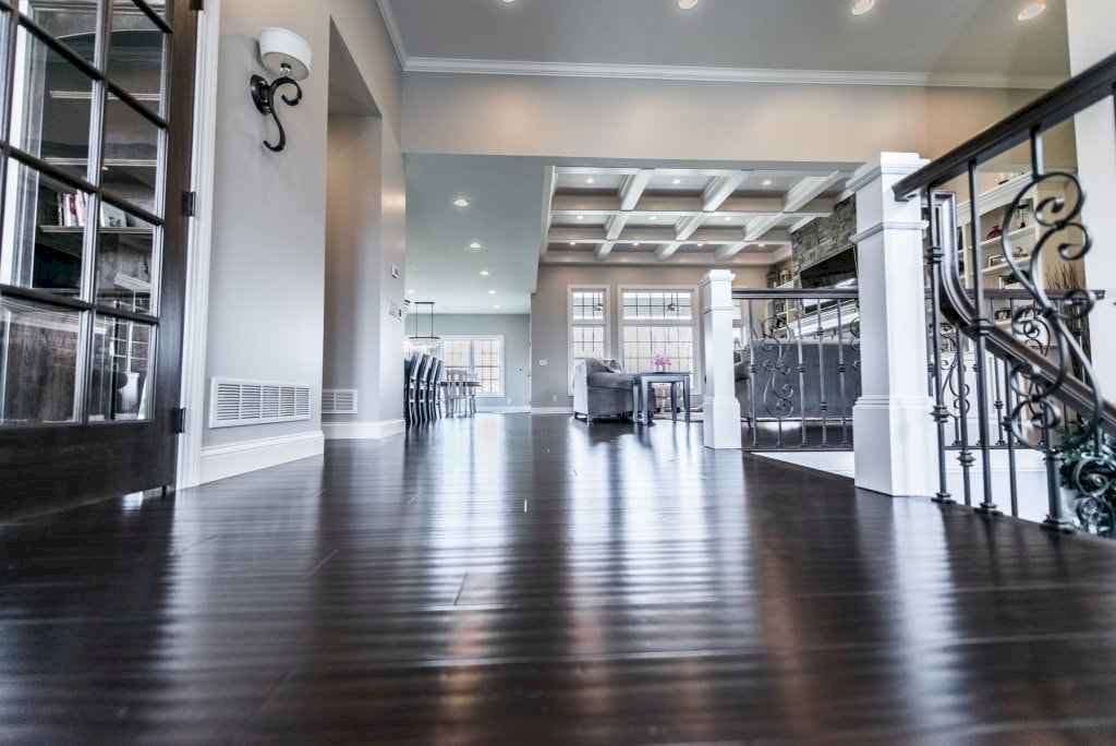 dark-bamboo-hardwood-floors-handscraped