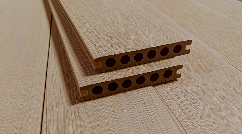 Tuscan Gold Bamboo Composite Decking - 8 ft