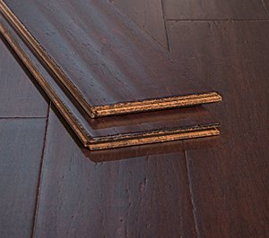Coffee Handscraped Wide Plank Nail Down Premium Quality Hardwood Floor42 p