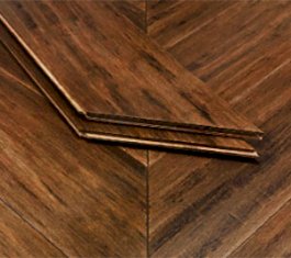 chevron carbonized antiqued engineered T