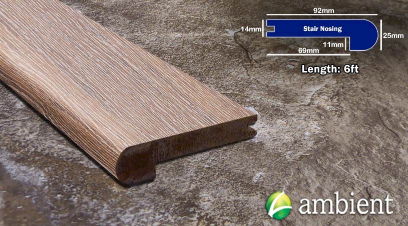 Hewn Fog Bamboo Stair Nose