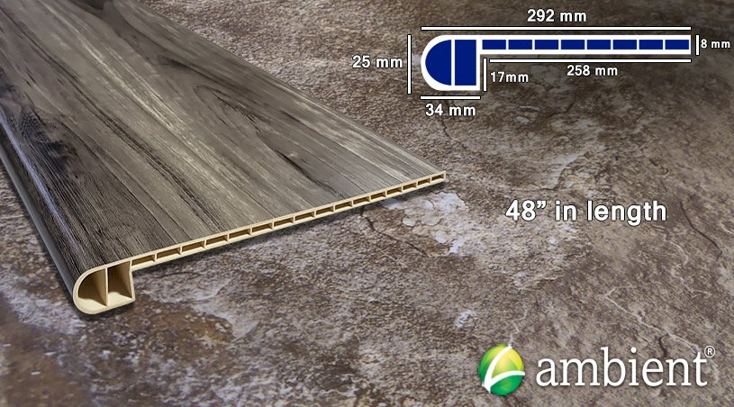 Wilde Acacia PVC Stair Tread