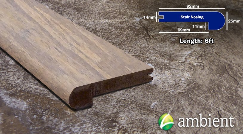 Tahoe Distressed Bamboo Stair Nose