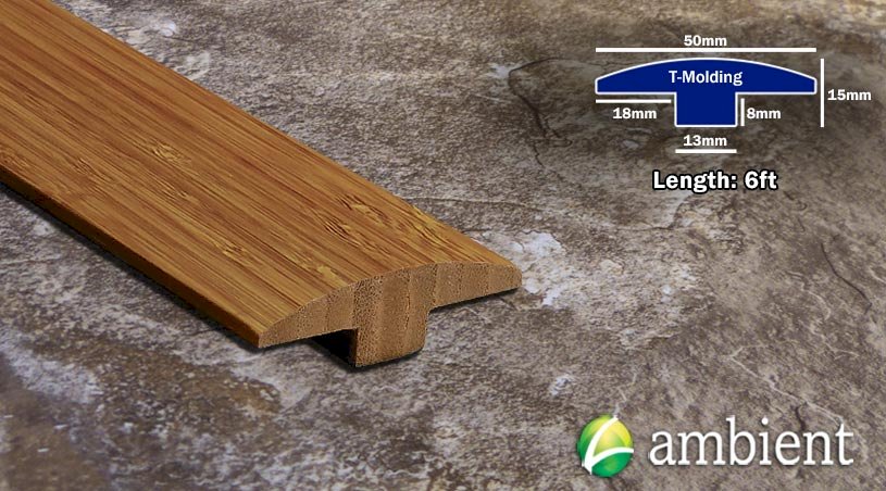 Carbonized Vertical Bamboo T- Molding