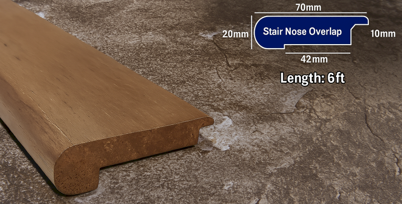 Skipjack Mast 1/2 Overlap Bamboo Stair Nose