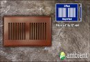 Cinnamon Drop In 4x12 Bamboo Vent Grill