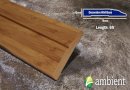 Carbonized Horizontal 1/2 in Decorative Bamboo Baseboard