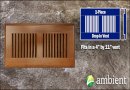 Carbonized Strand Drop In 4x11 Bamboo Vent Grill