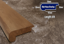 Skipjack Mast 1/2 Overlap Bamboo Stair Nose