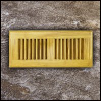 Drop In Bamboo Register Vent Cover4x10 Natural T