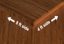 3/4 inch Java Vertical Unfinished Bamboo Plywood