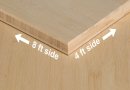 3/4 inch Natural Horizontal Unfinished Bamboo Plywood