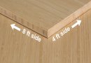 3/4 inch Natural Vertical Unfinished Bamboo Plywood