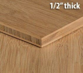 Carbonized Horizontal Flat Grain Bamboo Plywood Sheet Thumb1 2 Inch