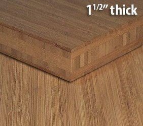 Carbonized Vertical Edge Grain Unfinished Bamboo Plywood Sheet Thumb1 1 2 Inch