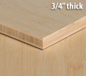 Natural Horizontal Unfinished Bamboo Plywood Sheet Thumb3 4 Inch