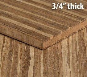 Strand Tiger Unfinished Bamboo Hardwood Plywood Sheet Thumb3 4 Inch