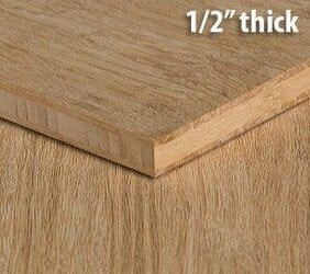 Stranded Natural Unfinished Bamboo Hardwood Plywood Sheet Thumb1 2 Inch