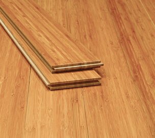 Carbonized Vertical Edge Grain Nail Down Eco Friendly Bamboo0587