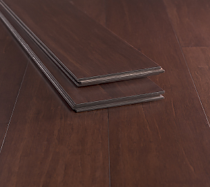 Espresso Wide Plank Strand Bamboo Flooring Highest Janka Rating82
