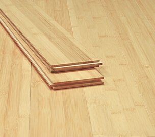 Natural Horizontal Flat Grain Bamboo Highest Quality Floor2589