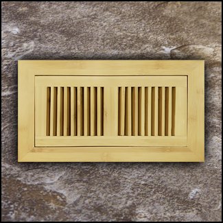 Vent Flush Mount Horizontal Bamboo4x12 Natural T